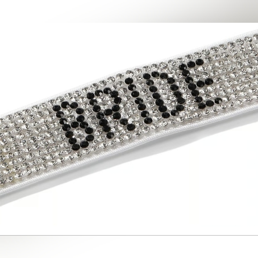 XL Victoria's Secret Swim Diamanté Shine Strap Brazilian Bikini Bottom Bride - Picture 2 of 2